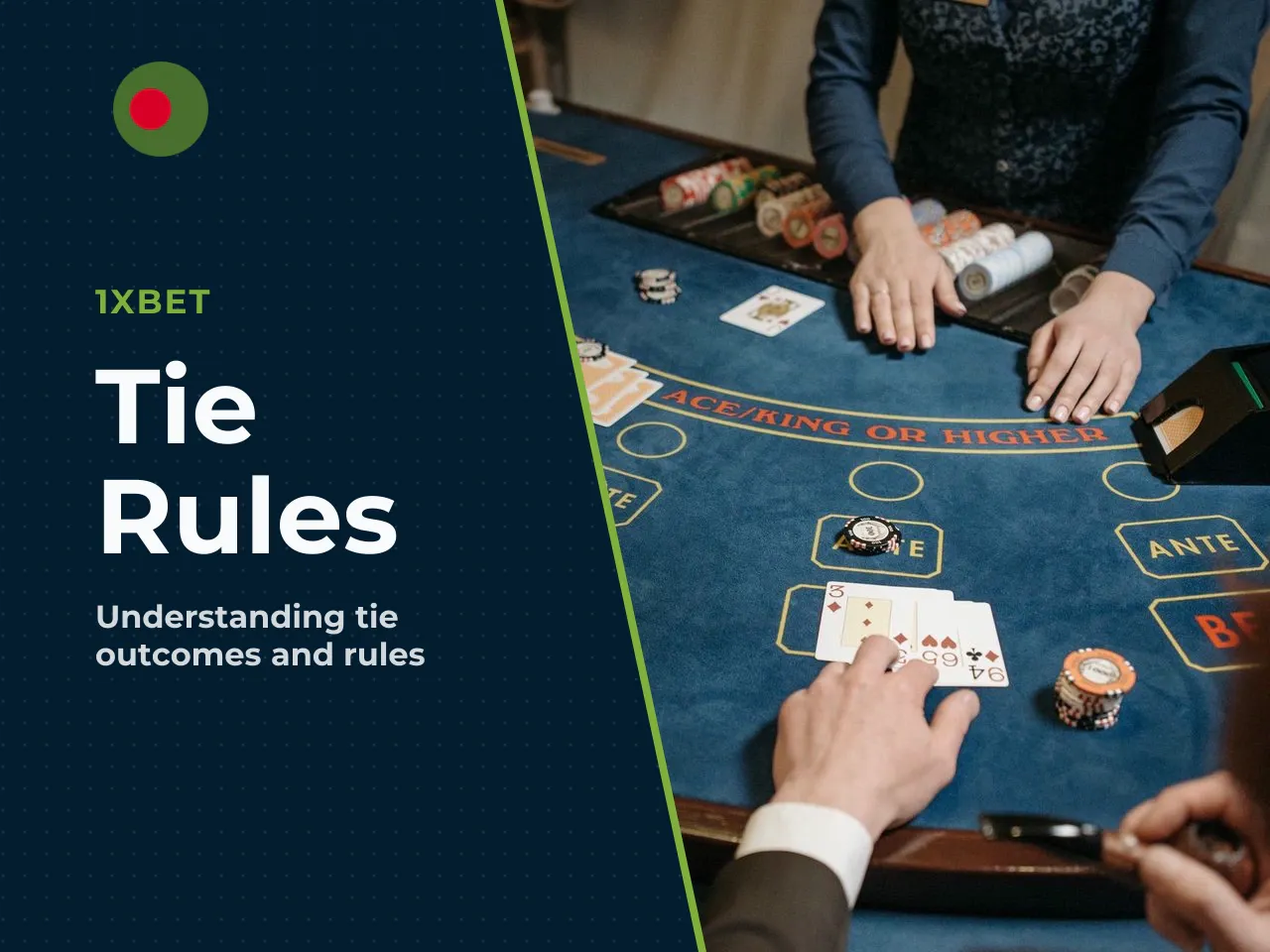 What Happens When a Tie Occurs. When both cards share the same rank — say, both are 9s — the round resolves as a Tie. The critical rule that many newcomers miss: