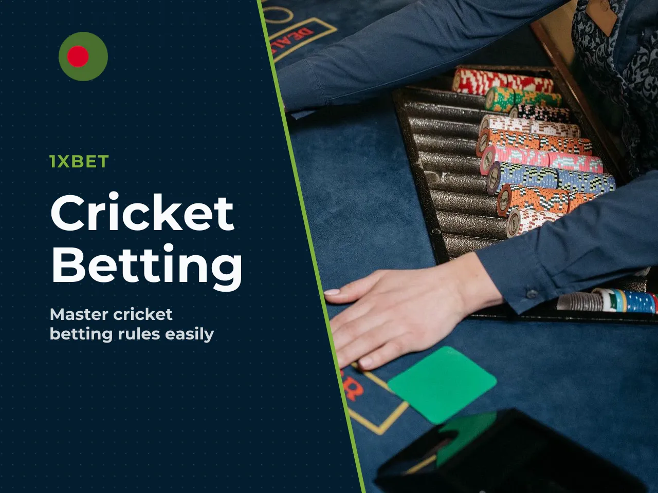 How 1xBet Cricket Betting Works. Cricket bets on bookmaker platforms — including 1xBet cricket betting — follow the classic margin principle. A mathematical model forms the line, the user selects an o