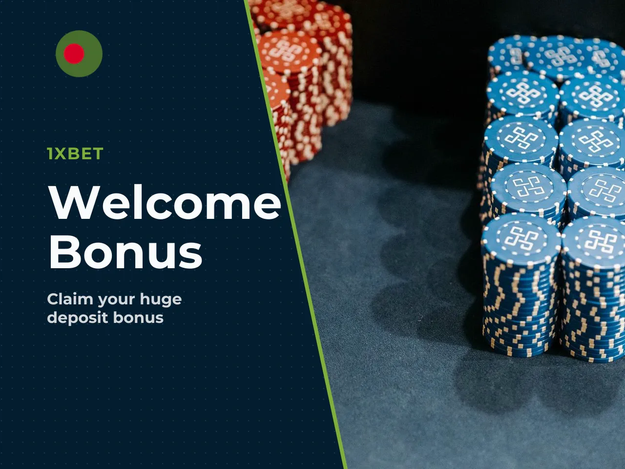 Welcome Bonus for Sports Betting. The sports welcome bonus provides a **100% match on the first deposit**, with the promo code increasing the ceiling by an additional 30%, pushing the maximum to appro