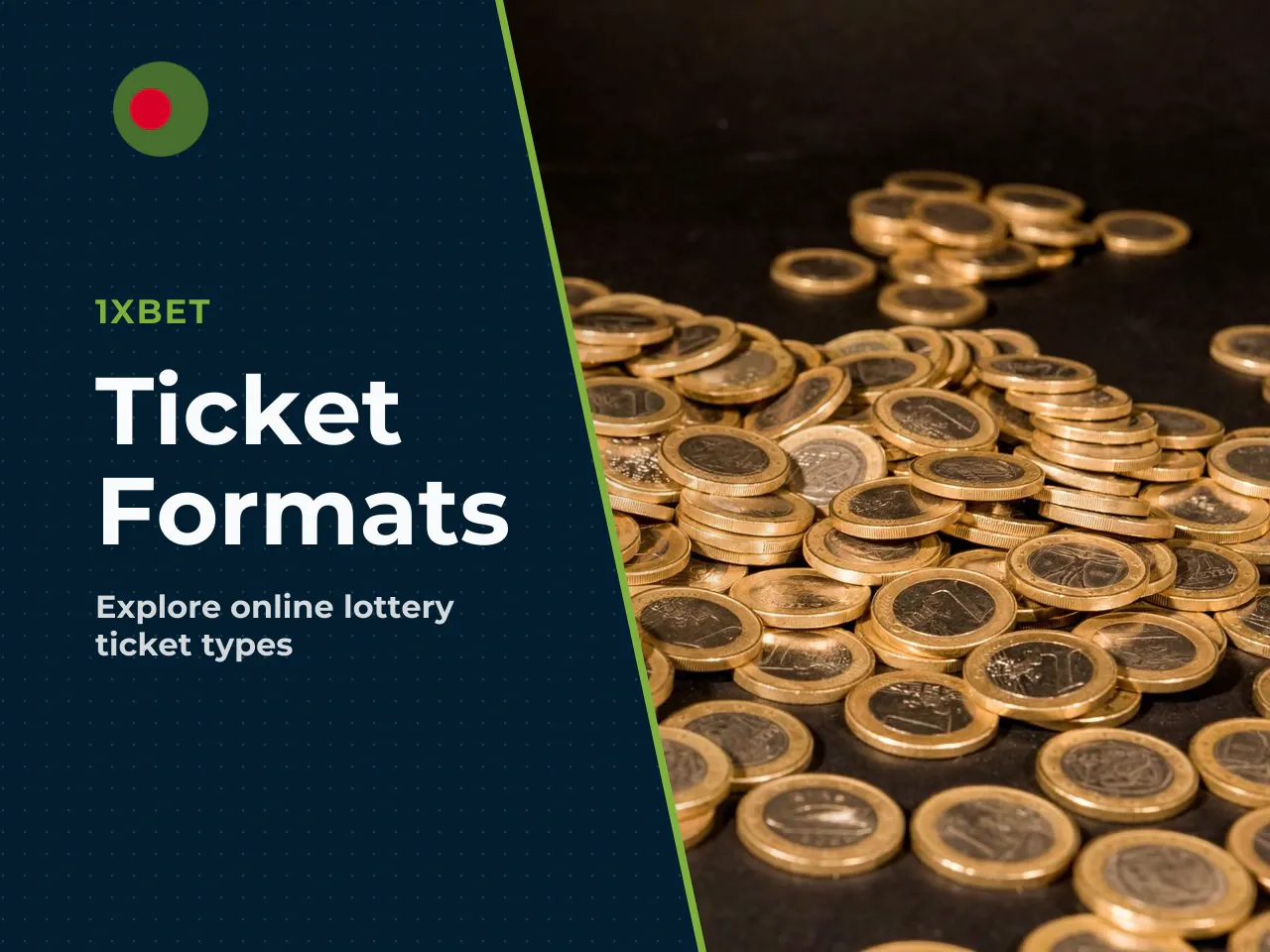 Standard Tickets and Lottery Ticket Formats Online. When you buy a lottery ticket online, you'll encounter a few different formats depending on the game and platform. **Standard single-entry tickets**