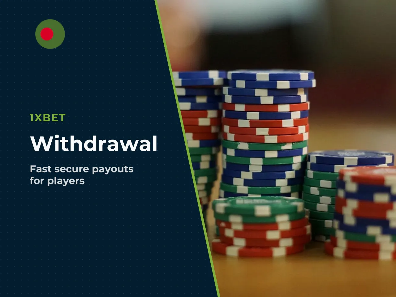 The minimum 1xBet withdrawal starts from around 125 BDT for e-wallets in Bangladesh and ₹500–₹1,000 for popular methods in India. E-wallet and crypto payouts typically arrive within 15 minutes to 24 h