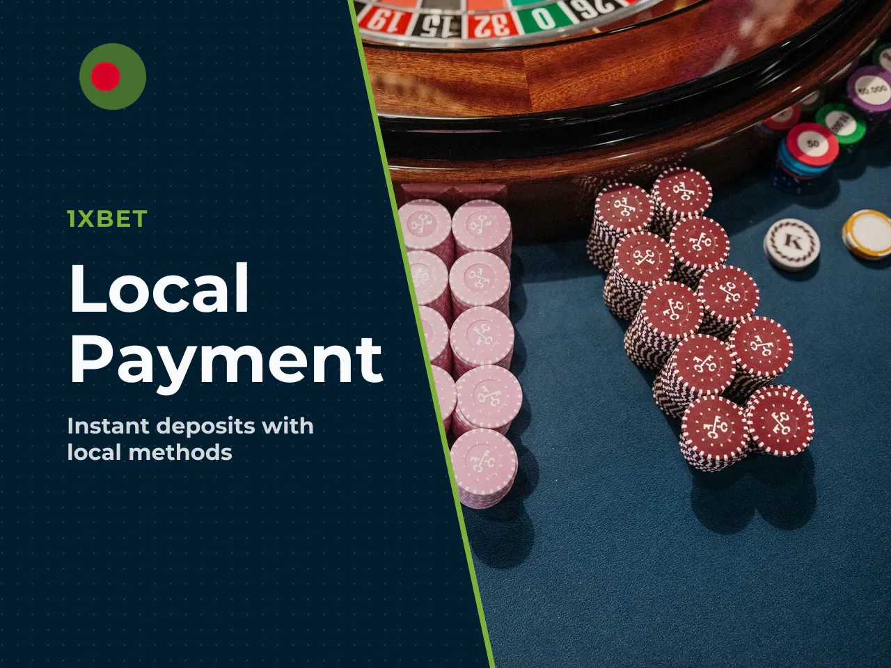For users in Bangladesh, the local payment integration is a genuine advantage. Deep-link routing can open your bKash or Nagad app directly from the 1xBet app for instant deposits - no manual entry of 